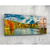 Goal Glass Wall Art (36"x14").